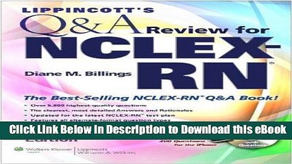 PDF [FREE] Download Lippincott s Q A for NCLEX-RN 10e   Lippincott s Content Review for NCLEX-RN