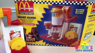 McDonald's Shake Maker & McDonald's Cash Register! Kids Pretend Play Food Happy Meal Surprise Toys-BYaX0o4Y3ck