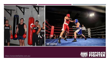 White Collar Corporate Boxing in Sydney-Challenge Yourself