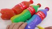 Coca Cola Coke Bottle Pudding Gummy Rainbow Play Doh Toy Surprise Eggs-vDx8kKy3Q5U