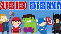 Superhero Hulk Spiderman Ironman Batman Little Babies Finger Family Songs Nursery Rhymes L