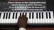 Dheere Dheere Se Meri Zindagi Piano Tutorials - Aashiqui