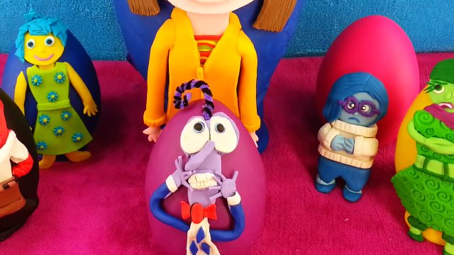 Disney Pixar Inside Out Play-Doh Surprise Eggs Rileys Dad & His Emotions