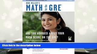 Best Ebook  GRE, Miller s Math for the (GRE Test Preparation)  For Trial