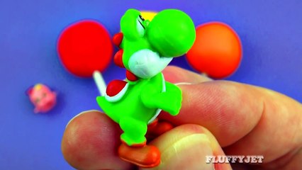 Learn Colors for Kids with Play Doh Lollipop Surprise Toys Iron Man Hello Kitty Shopkins Minions-lWzFxmKx5bc