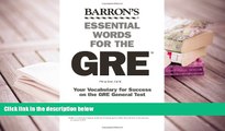 Popular Book  Essential Words for the GRE (Barron s Essential Words for the GRE)  For Full
