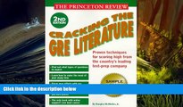 Best Ebook  Princeton Review: Cracking the GRE Literature, 2nd Edition  For Kindle