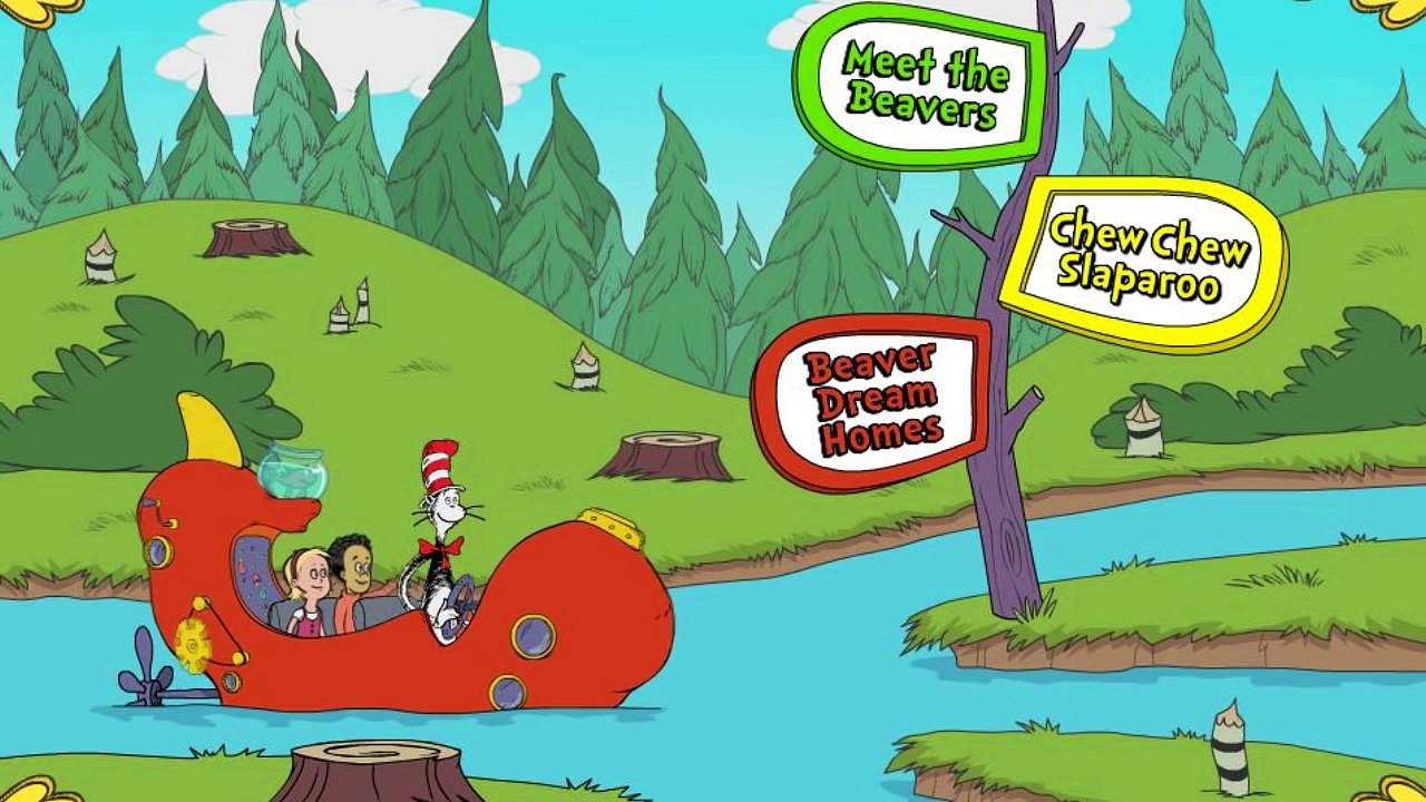 El gato En El Sombrero de Castor, de la Ciudad de PBS Juego para Niños