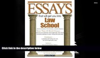 Popular Book  Essays That Will Get You into Law School (Barron s Essays That Will Get You Into Law