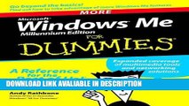 PDF [FREE] DOWNLOAD MORE Microsoft Windows Me For Dummies (For Dummies (Computers)) BEST PDF