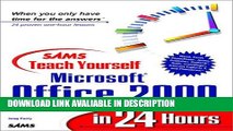 BEST PDF Sams Teach Yourself Microsoft Office 2000 in 24 Hours [DOWNLOAD] ONLINE