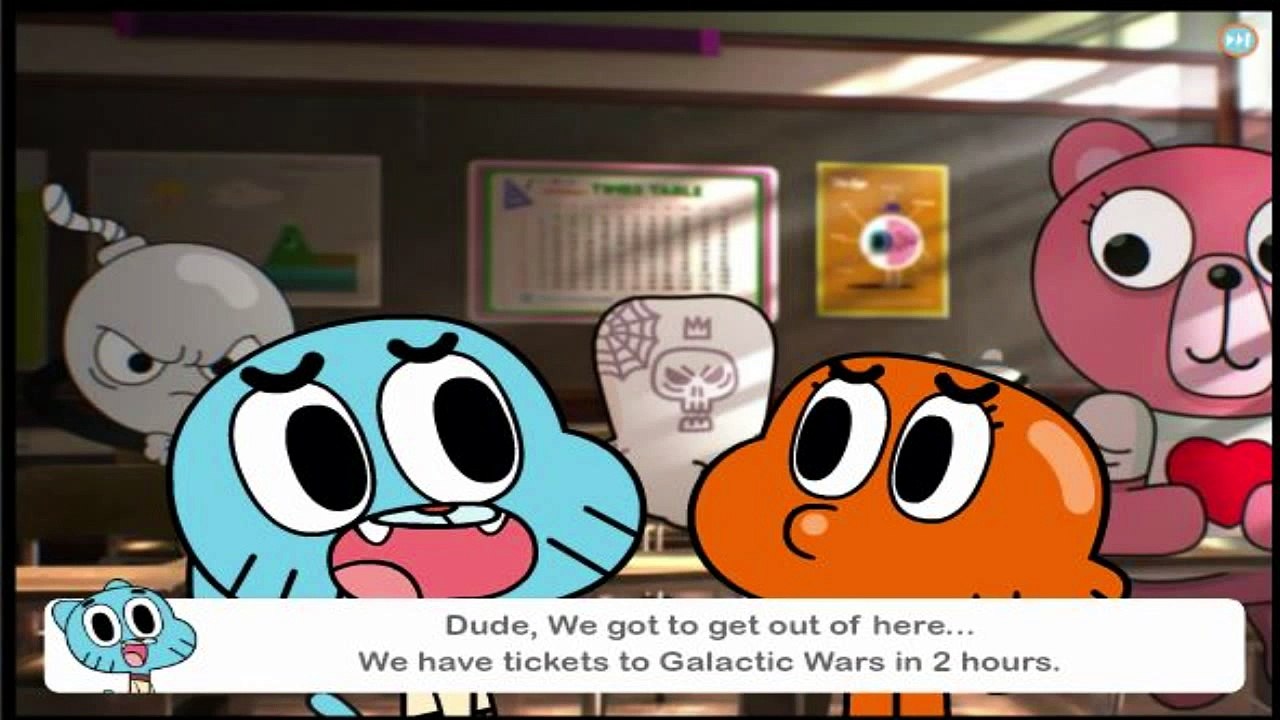 The Amazing World of Gumball: Tension in Detention - Part 2 (Cartoon Network Games)