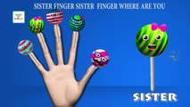 Lollipop Finger Family Song | Finger Family Songs | Nursery Rhymes for Children by HooplaK