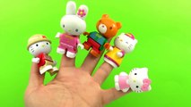 Hello Kitty Dedo de la Familia de la canción | canciones infantiles de la colección de canciones para niños