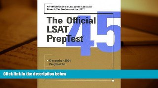 Best Ebook  The Official LSAT PrepTest 45  For Online