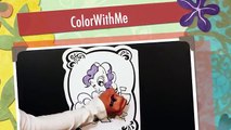 Learning Colors with My Little Pony Coloring Book using Crayola Crayons