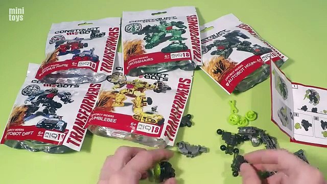 Transformers Construct Bots Optimus Prime Bumblebee Autobots Toys