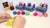 Peppa Pig Classroom Learn To Count with Play Doh Numbers Learn Numbers 1 to 10 Playdough