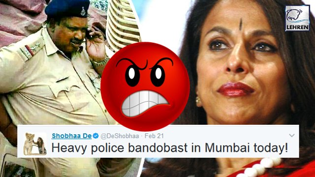 Shobhaa De Warned By Mumbai Police