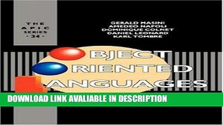 Audiobook Free Object Oriented Languages (A.P.I.C. Series) read online