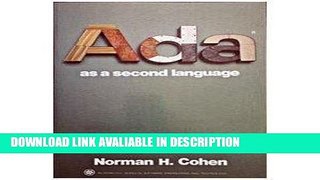 PDF Free ADA as a Second Language (McGraw-Hill series in software engineering and technology) read