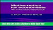 PDF Online Mathematics for Economists: An Integrated Approach Audiobook Free