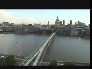 MasterCard stunt on Millenium Bridge, London, UK