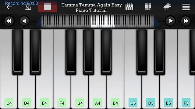 Tamma Tamma Again Easy Piano Tutorial - Badrinath Ki Dulhania (2017)