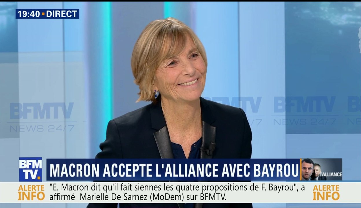 Marielle de Sarnez, invitée de Ruth Elkrief sur BFMTV - 220217