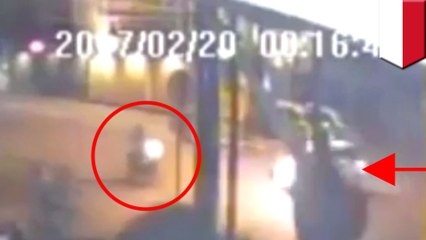 Motorcyclist killed by speeding car in horror road crash