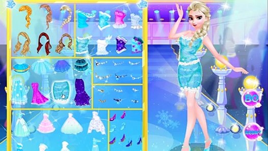 Elsa Holiday Party - Disney Frozen Elsa Dressup Games for 