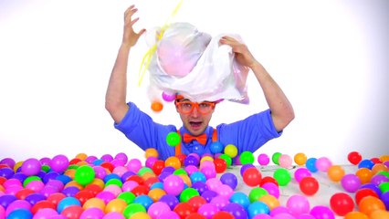 Learn Colors of Machines with Blippi _ Colorful Balls-pMbg_SxC6uY