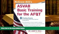 Best Ebook  McGraw-Hill s ASVAB Basic Training for the AFQT, Second Edition (McGraw-Hill s ASVAB