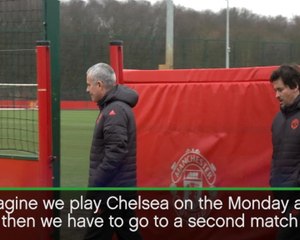 Download Video: Mourinho hits out at scheduling of Man United FA Cup tie