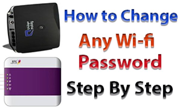 How to Change Wi-Fi Password Stc | Zain | Mobily | router