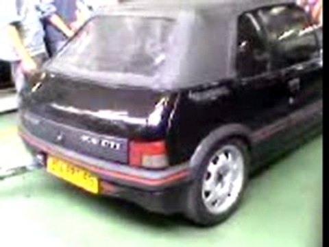 205 cti 16s sur banc de puissance