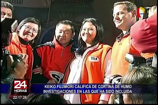 Keiko Fujimori califica de “guerra sucia” acusaciones en su contra