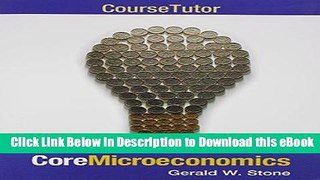 eBook Free Core Microeconomics (Loose Leaf)   CourseTutor Free Online