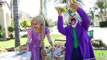FROOT LOOPS Cereal CHALLENGE! w_ Princess Rapunzel, Chase & Joker Fun Kids Movie in Real Life-ogMgynVVu_s