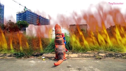 Frozen Elsa vs GRIM REAPER! w_ Spiderman & The Fairy Godmother in Real Life-oQ7RKS_1ccc