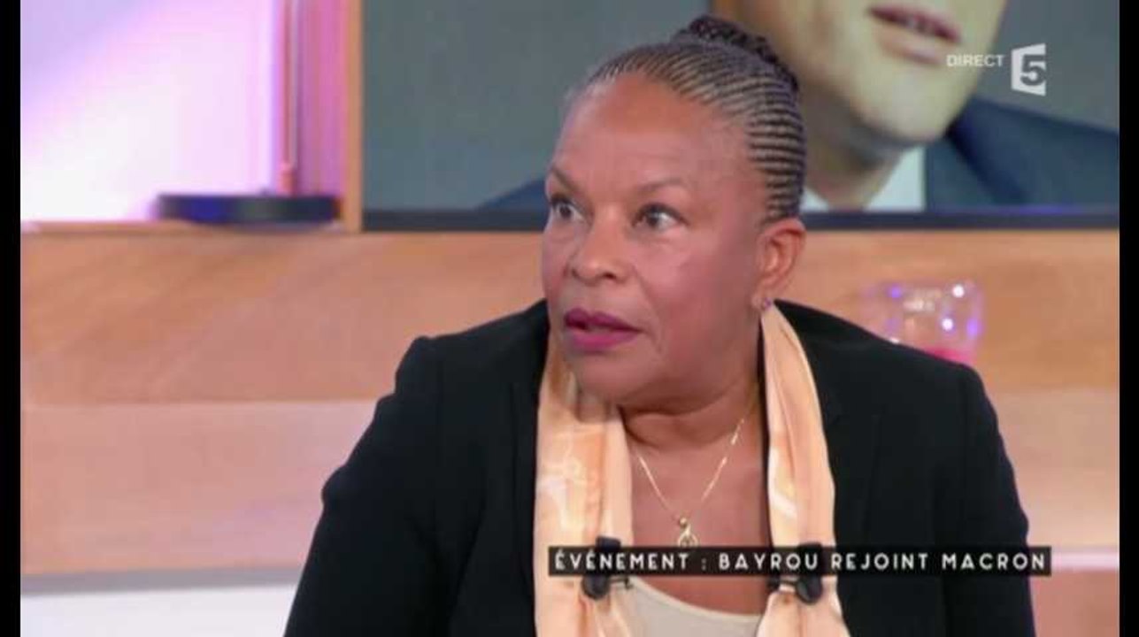 Mariage pour tous : Taubira trouve "choquant" le discours de Macron