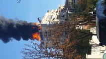 Tiranë, zjarr në një apartament - Top Channel Albania - News - Lajme