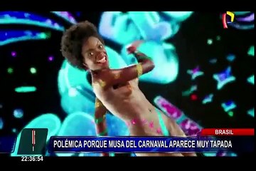 Brasil: polémica porque musa del carnaval de Río utiliza mucha ropa