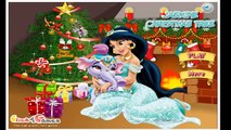Disney Princesa Jasmine Decoración del Árbol de Navidad de la Princesa de dibujos animados para los Niños