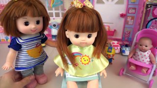 Baby doll and hair shop toys, play hair cut hair dry-7QvEzvX2ZVI