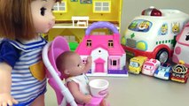 Baby doll and rabbit squirrel bed and car toys play room-FTvBBZaur_E