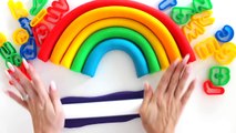DIY Cómo Hacer Plastilina arco iris Helado de Modelado de Arcilla Aprender los Colores * RainbowLearning