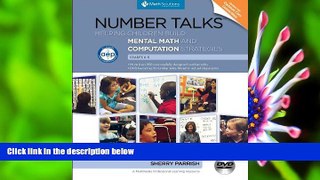 READ book Number Talks: Whole Number Computation, Grades K-5: A Multimedia Professional Learning