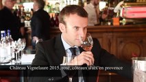 Emmanuel Macron et le vin : sa dégustation à l'aveugle