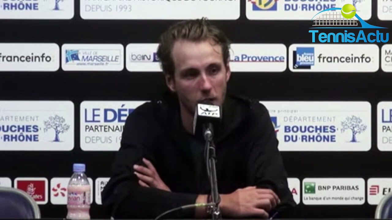 ATP - Open 13 Provence 2017 - Lucas Pouille : "Je me suis bien préparé pour bien jouer à Marseille"